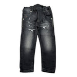 Diesel Jeans tinta unita con Girovita Regolabile Nero per Bambino FEIHEI NERO DIESEL 