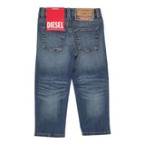 Diesel Jeans tinta unita con Girovita Regolabile Blu per Bambino J00808 BLU DIESEL 