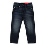 Diesel Jeans tinta unita con Girovita Regolabile Blu per Bambino J008099 BLU DIESEL 