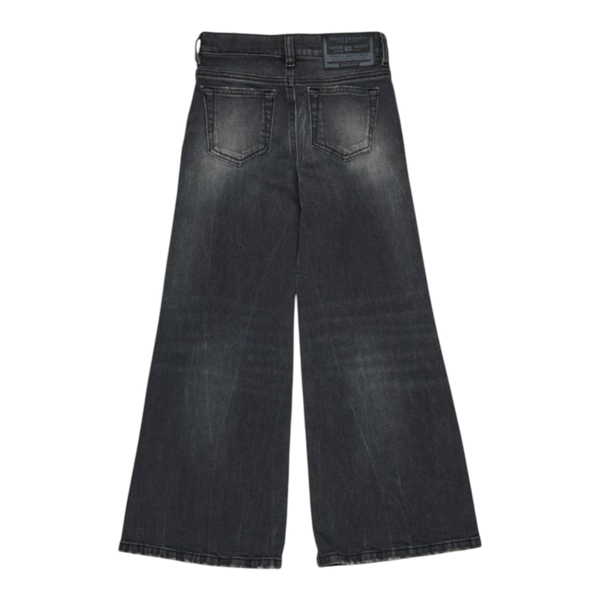 Diesel Jeans tinta unita con Girovita Regolabile Grigio per Bambina J00816 GRIGIO DIESEL 