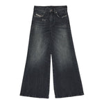 Diesel Jeans tinta unita con Girovita Regolabile Grigio per Bambina J00816X GRIGIO DIESEL 