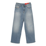 Diesel Jeans tinta unita con Girovita Regolabile Azzurro per Bambino J00818 AZZURRO DIESEL 