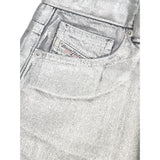 Diesel Gonna tinta unita con Girovita Regolabile Argento per Bambina J009588 ARGENTO DIESEL 