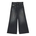 Diesel Jeans tinta unita Modello A Palazzo Grigio per Bambina J00994KXBRJ GRIGIO DIESEL 