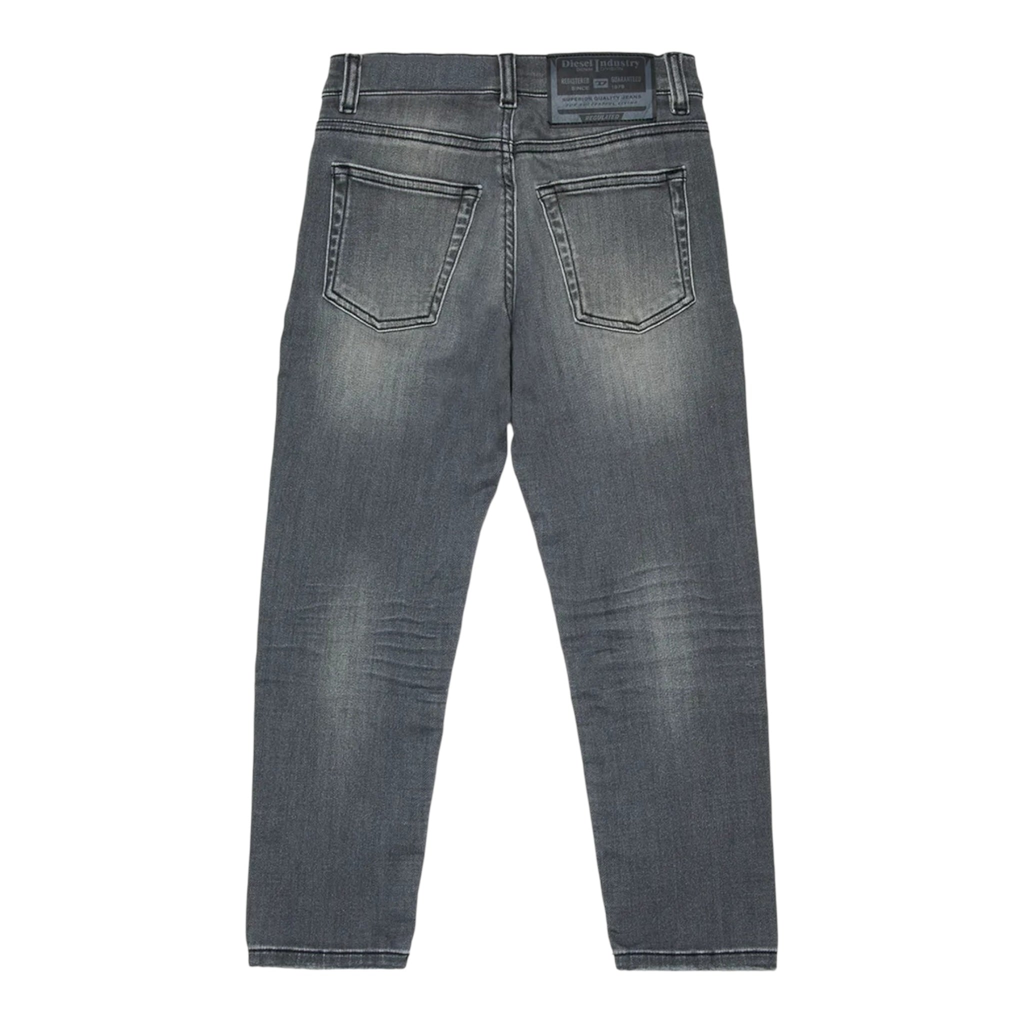 Diesel Jeans tinta unita con Girovita Regolabile Grigio per Bambino J00994X GRIGIO DIESEL 