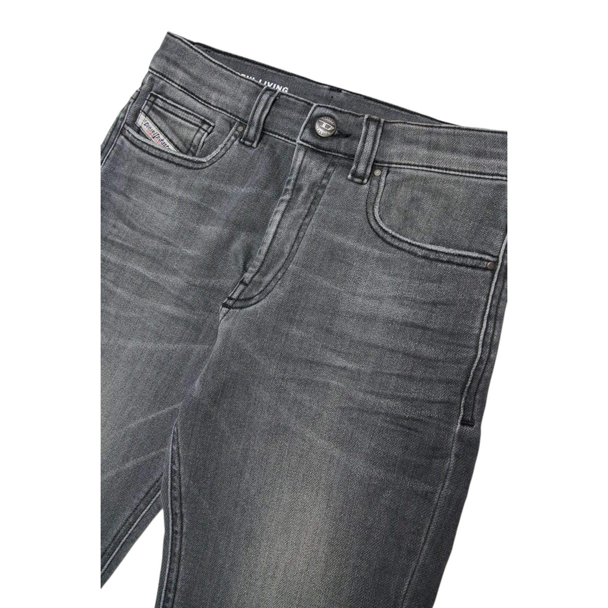 Diesel Jeans tinta unita con Girovita Regolabile Grigio per Bambino J00994X GRIGIO DIESEL 