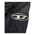 Diesel Giubbino In Denim tinta unita Nero per Bambina J01847 NERO DIESEL 