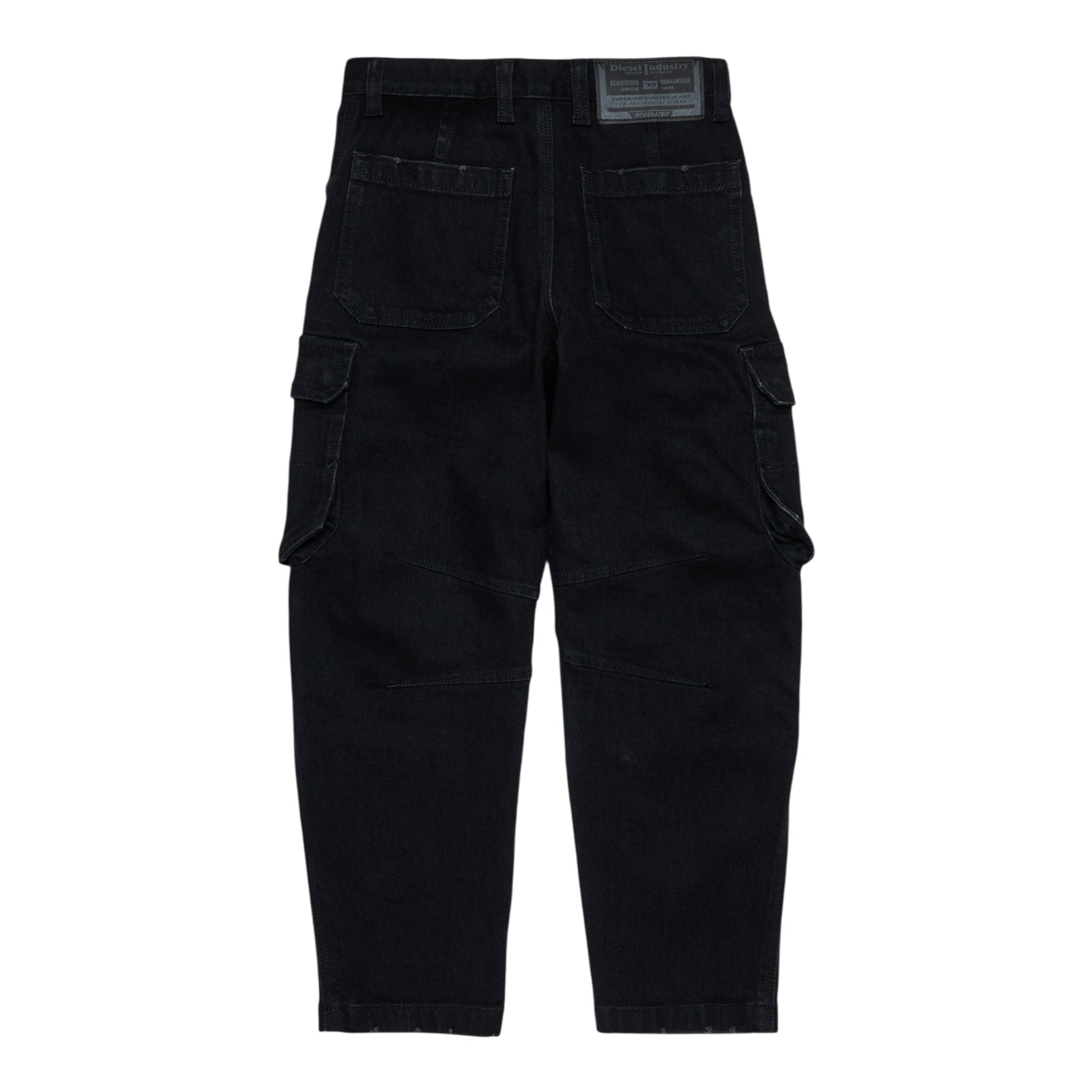 Diesel Jeans Modello Cargo tinta unita Nero per Bambina J02329X NERO DIESEL 