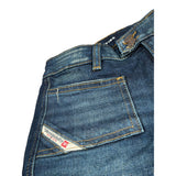 Diesel Jeans tinta unita con Girovita Regolabile Blu per Bambina J02331 BLU DIESEL 