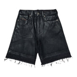 Diesel Short tinta unita con Girovita Regolabile Nero per Bambina J02351 NERO DIESEL 