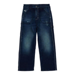 Diesel Jeans tinta unita con Girovita Regolabile Blu per Bambino J02361X BLU DIESEL 
