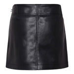 Diesel Gonna tinta unita In Ecopelle Nero per Bambina J02367X NERO DIESEL 