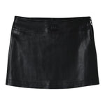 Diesel Gonna tinta unita In Ecopelle Nero per Bambina J02367XXX NERO DIESEL 