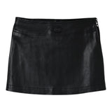 Diesel Gonna tinta unita In Ecopelle Nero per Bambina J02367XXX NERO DIESEL 