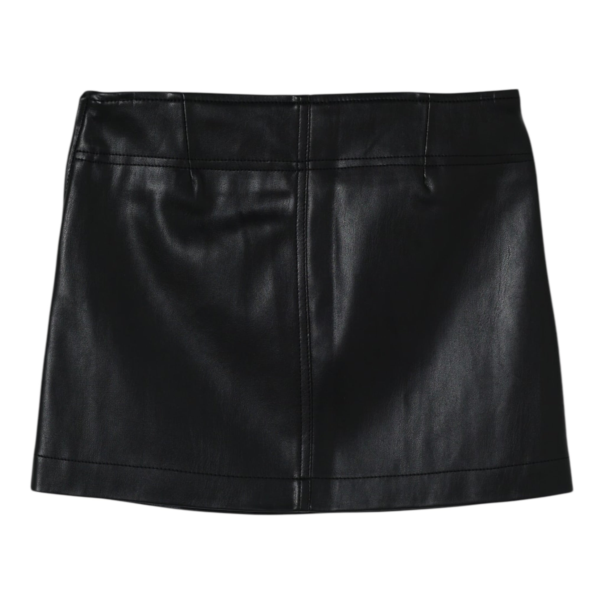 Diesel Gonna tinta unita In Ecopelle Nero per Bambina J02367XXX NERO DIESEL 