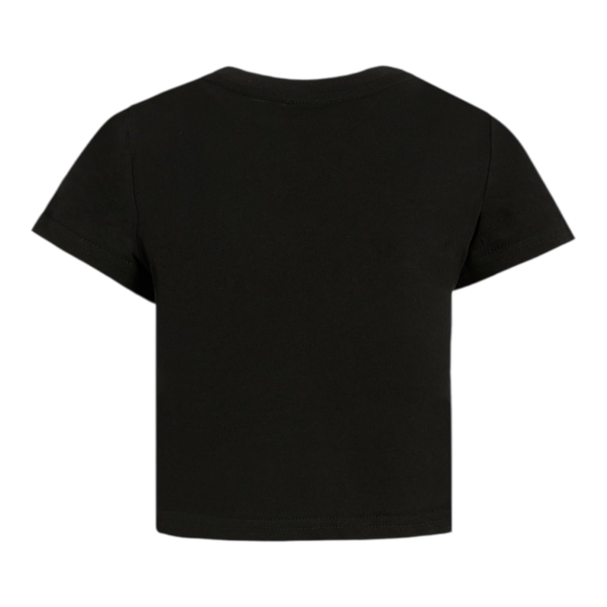 Diesel T-Shirt tinta unita con Paillettes Nero per Bambina J02371 NERO DIESEL 