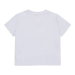 Diesel T-Shirt tinta unita con Paillettes Bianco per Bambina J02371X BIANCO DIESEL 