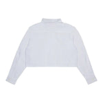 Diesel Camicia Modello Crop tinta unita Bianco per Bambina J02373 BIANCO DIESEL 