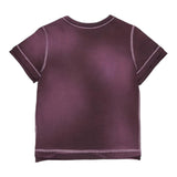 Diesel T-Shirt tinta unita con Stampa Viola per Bambina J02381 VIOLA DIESEL 