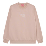 Diesel Felpa Chiusa tinta unita con Logo Rosa per Bambino J02417 ROSA DIESEL 