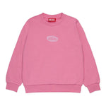 Diesel Felpa Chiusa tinta unita con Logo Rosa per Bambina J02417XX ROSA DIESEL 