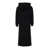 Diesel Abito tinta unita con Cappuccio E Stampa Nero per Bambina J02426 NERO DIESEL 