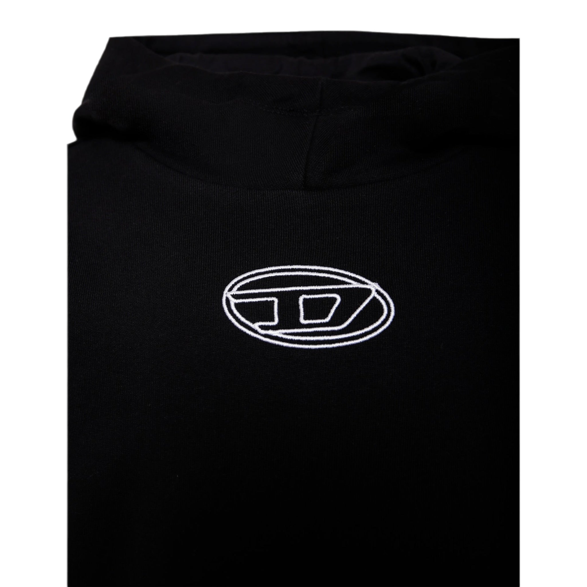 Diesel Abito tinta unita con Cappuccio E Stampa Nero per Bambina J02426 NERO DIESEL 
