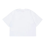 Diesel T-Shirt tinta unita con Logo Bianco per Bambina J02428 BIANCO DIESEL 