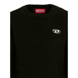 Diesel Maglia tinta unita con Logo Nero per Bambino J02430X NERO DIESEL 
