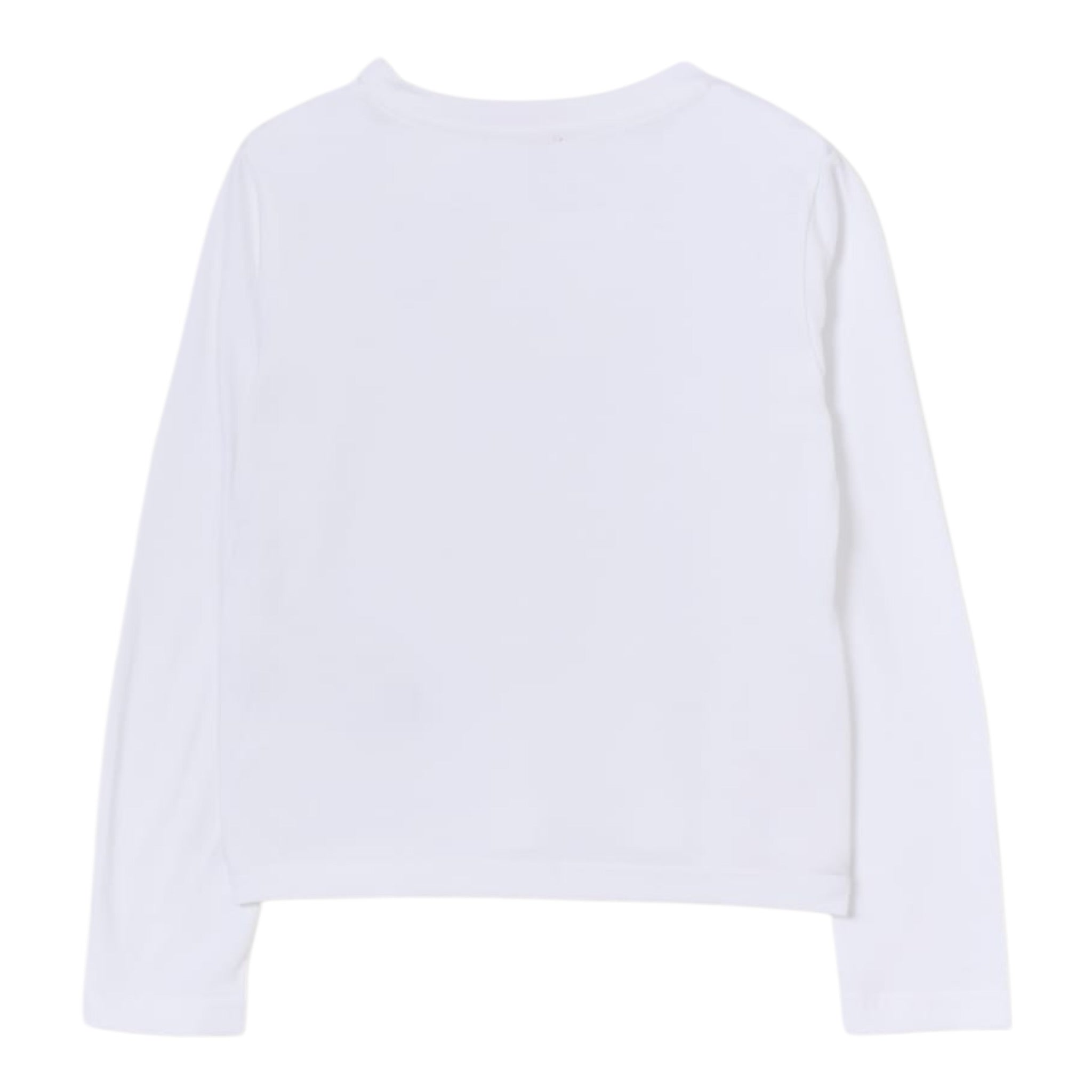 Diesel Shirt tinta unita con Logo Bianco per Bambina J02431 BIANCO DIESEL 