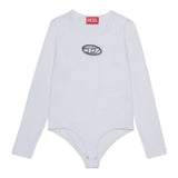 Diesel Body Tinta Uinita con Logo Bianco per Bambina J02433 BIANCO DIESEL 