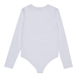 Diesel Body Tinta Uinita con Logo Bianco per Bambina J02433XX BIANCO DIESEL 