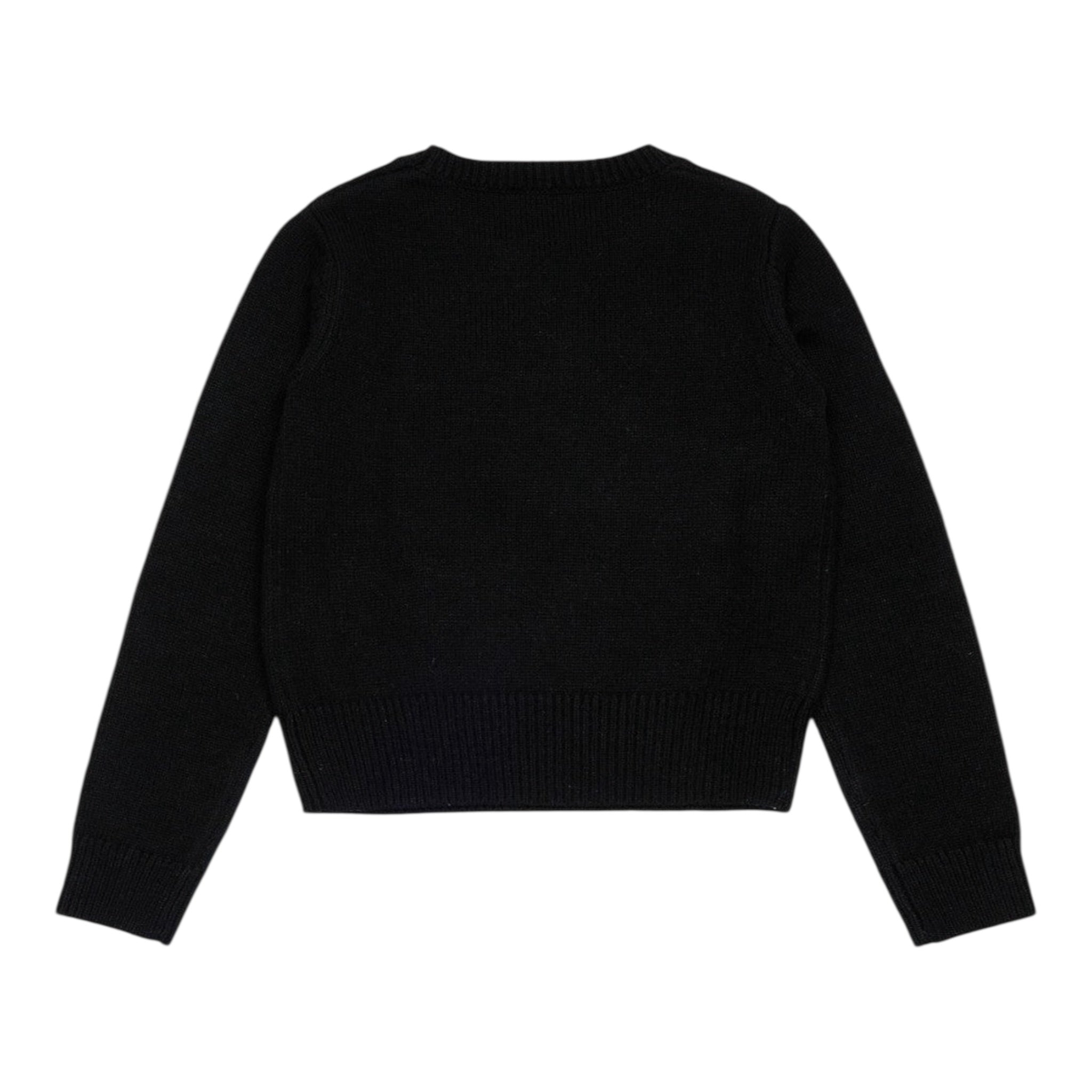 Diesel Maglia tinta unita con Logo Nero per Bambina J02435 NERO DIESEL 