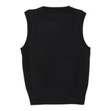 Diesel Gilet In Maglia tinta unita con Logo Nero per Bambina J02437 NERO DIESEL 