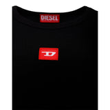 Diesel Shirt tinta unita con Logo Nero per Bambina J02452X NERO DIESEL 