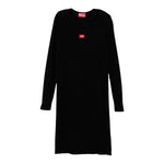 Diesel Abito tinta unita con Logo Nero per Bambina J02454 NERO DIESEL 