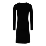 Diesel Abito tinta unita con Logo Nero per Bambina J02454 NERO DIESEL 