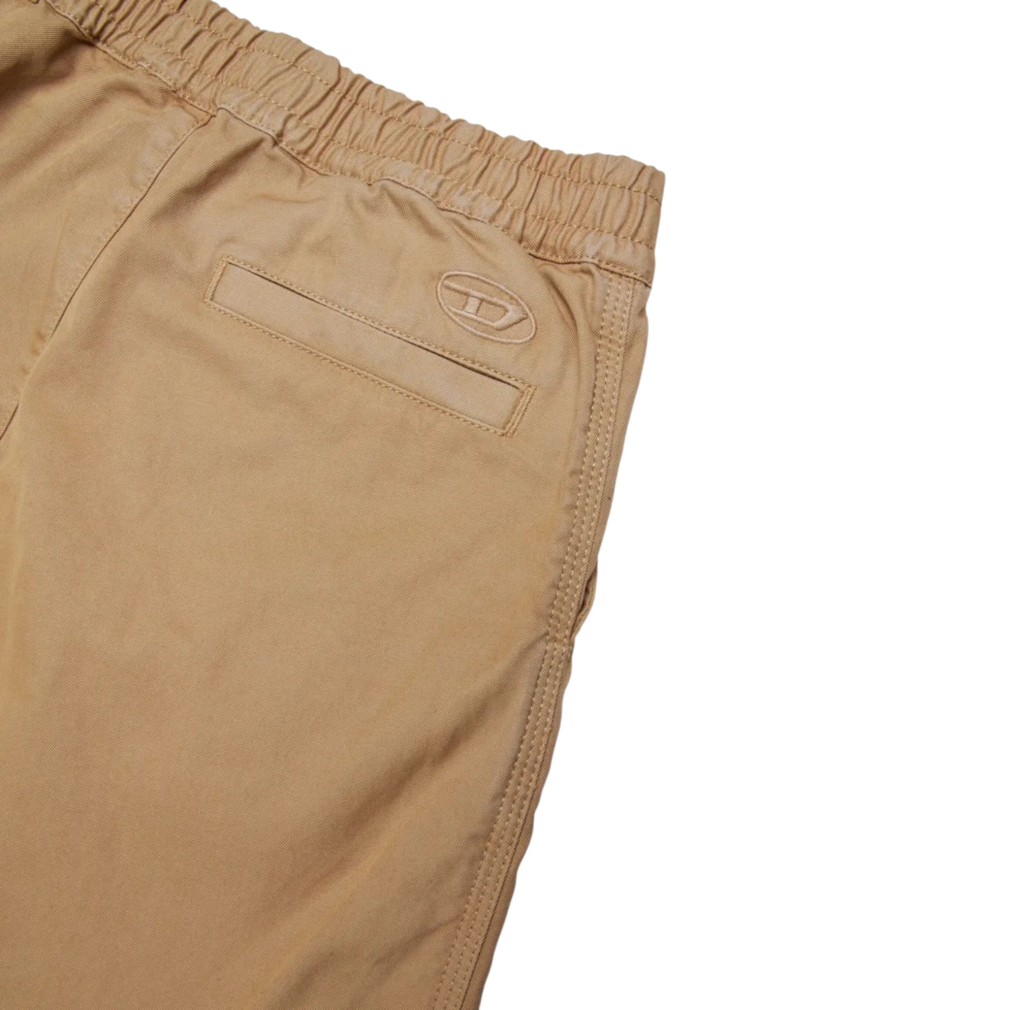 Diesel Pantalone tinta unita con Elastico In Vita Beige per Bambino J02460 BEIGE DIESEL 