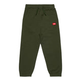 Diesel Pantalone Tuta tinta unita con Logo Verde per Bambino J02461 VERDE DIESEL 