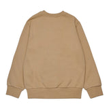 Diesel Felpa tinta unita con Logo Beige per Bambino J02486X BEIGE DIESEL 