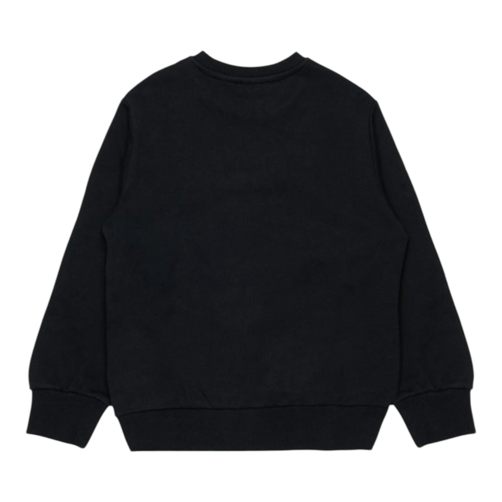 Diesel Felpa tinta unita con Logo Nero per Bambino J02486XX NERO DIESEL 