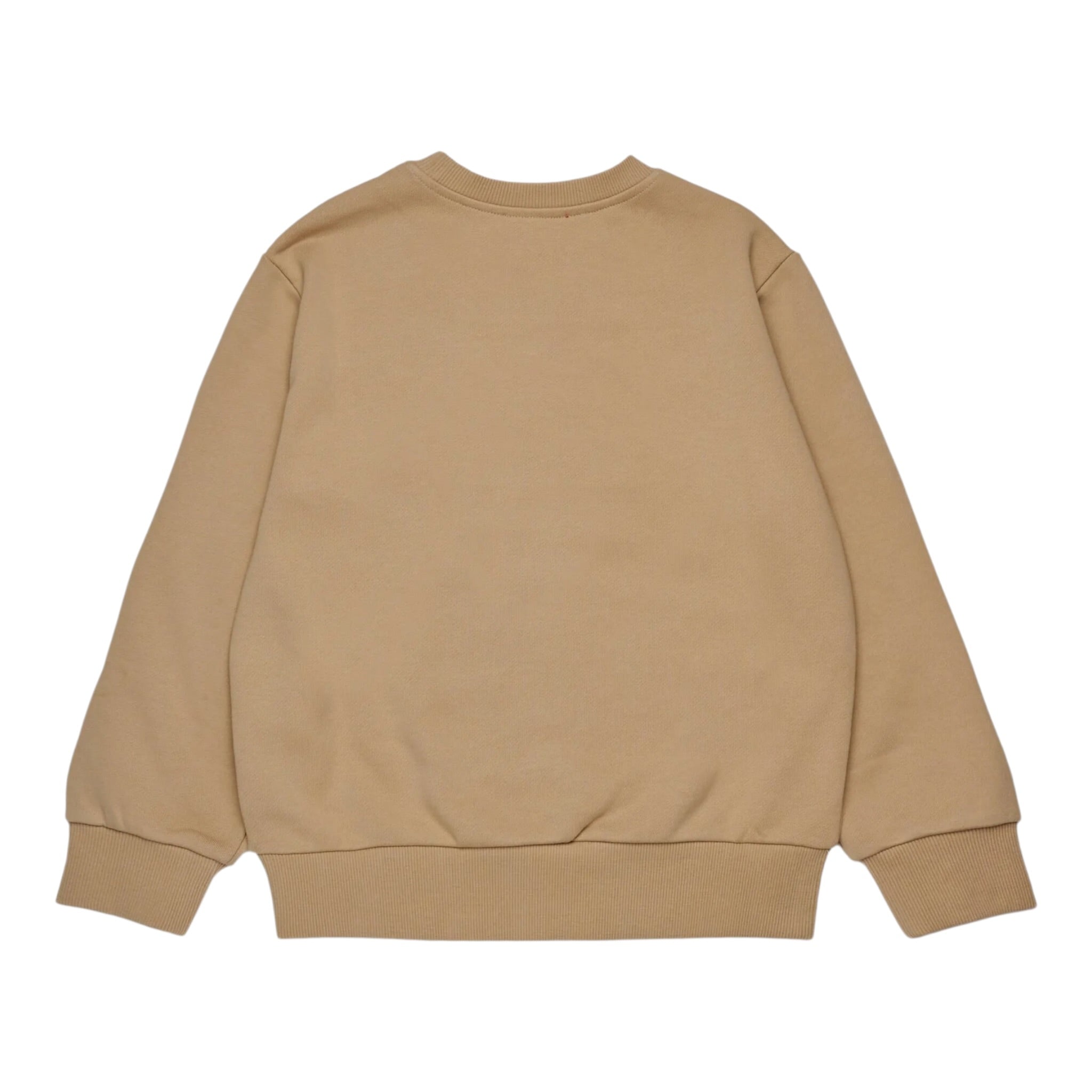 Diesel Felpa tinta unita con Logo Beige per Bambino J02486XXX BEIGE DIESEL 