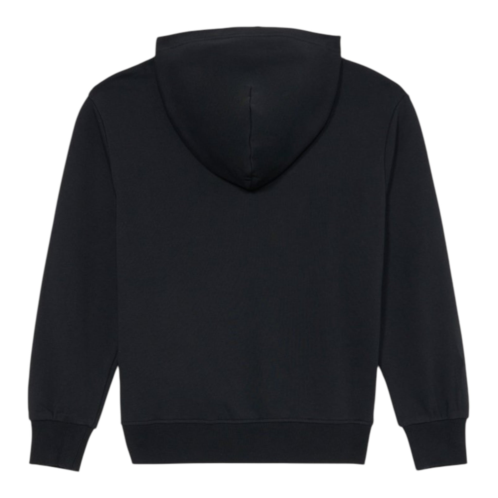 Diesel Felpa tinta unita con Cappuccio E Stampa Nero per Bambino J02487X NERO DIESEL 