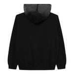 Diesel Felpa tinta unita con Cappuccio Nero per Bambino J02492X NERO DIESEL 