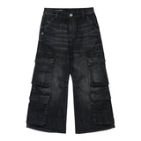 Diesel Jeans tinta unita Modello A Palazzo Nero per Bambina J02514 NERO DIESEL 