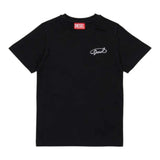 Diesel T-Shirt tinta unita con Logo Nero per Bambino J02526 NERO DIESEL 
