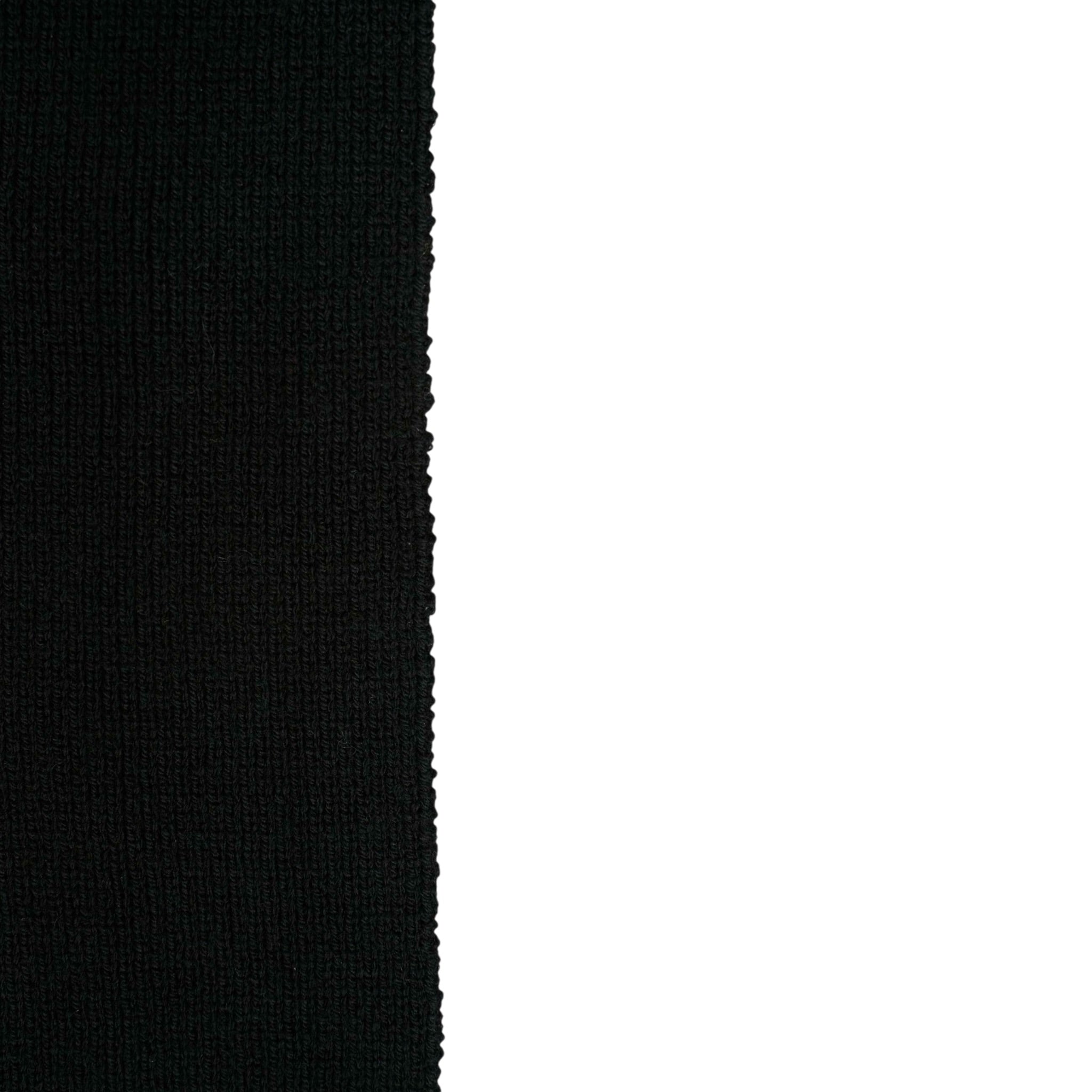Diesel Sciarpa tinta unita con Logo Nero per Bambina J0463 NERO DIESEL 
