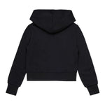 Diesel Felpa Chiusa con Cappuccio tinta unita Nero per Bambina J20416 NERO DIESEL 