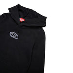Diesel Felpa Chiusa con Cappuccio tinta unita Nero per Bambina J20416 NERO DIESEL 