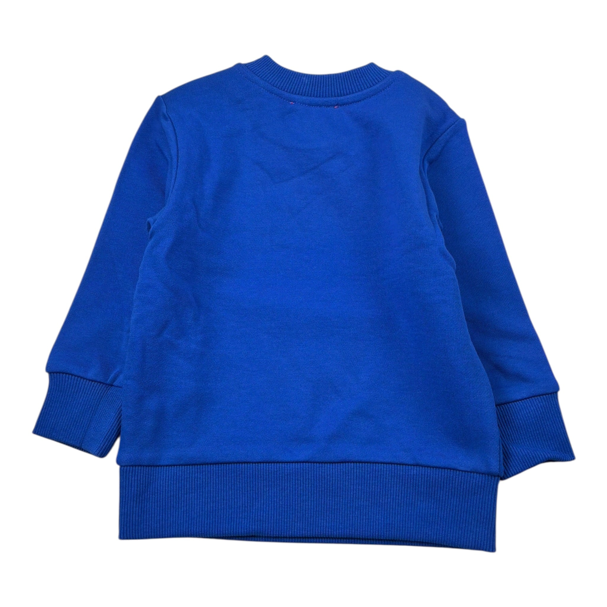 Diesel Felpa Girocollo tinta unita con Stampa Cobalto per Neonato K00702X COBALTO DIESEL 
